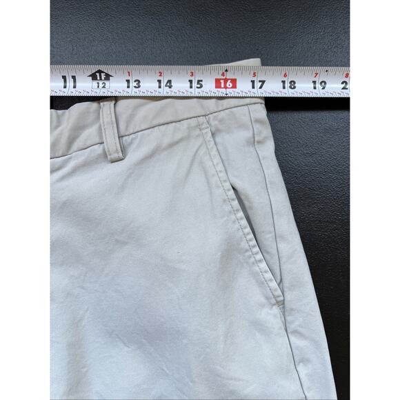 Banana Republic Pant Mens 34X32 Khaki Relaxed Fit Dawson Chino Cotton Preppy - Picture 10 of 14